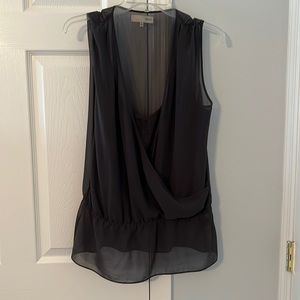 Gorgeous Dark Gray sleeveless top